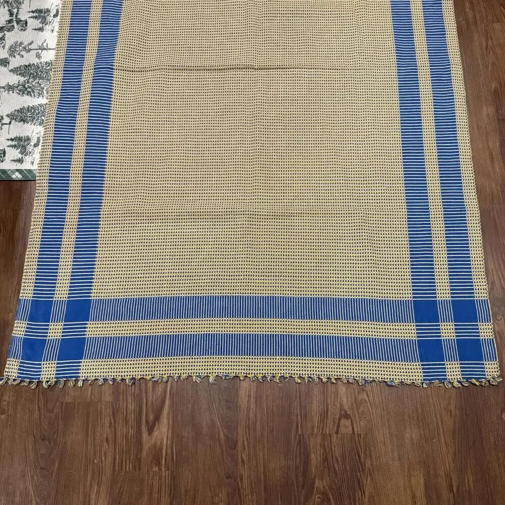 Vintage Reversible Colorful Turkish‎ Handmade Kilim Thin Area Rug Size 73x50